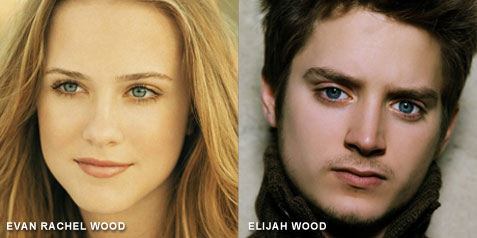 Evan Rachel Wood + Elijah Wood